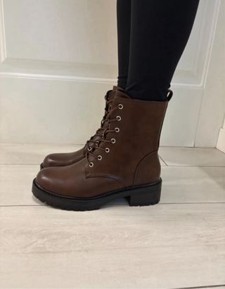 Anfibio donna marrone zip tg 37 nuovo