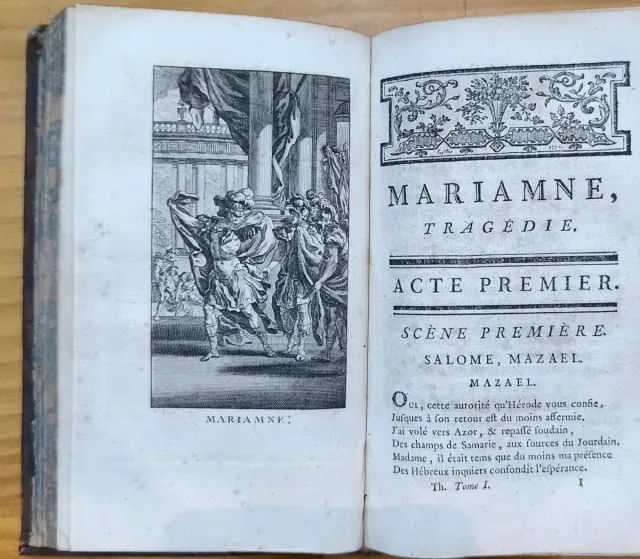 Libro antiguo de 1773. Bellos grabados. Voltaire