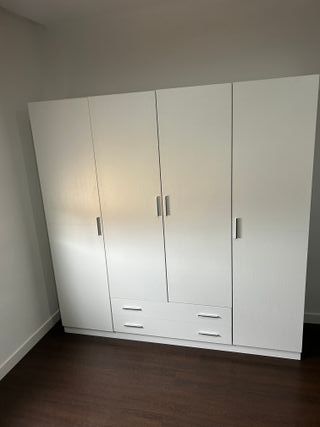 Armario 4 puertas blanco