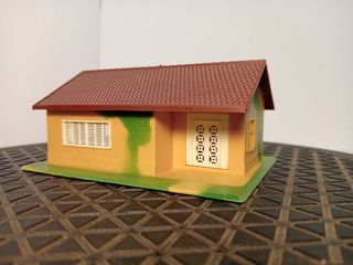 Casa Maqueta H0 Decoración Ferroviaria