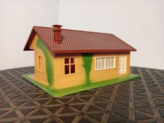 Casa Maqueta H0 Decoración Ferroviaria