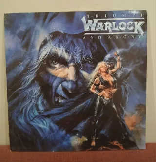 VINILO TRIUMPH AND AGONY LP DE WARLOCK 