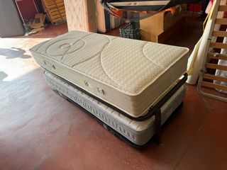 CAMA NIDO KANGURO Y COLCHONES VISCO 80x190