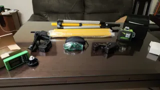 Nivel Láser Huepar 603CG-BT+Detector+Tripode+Gafas