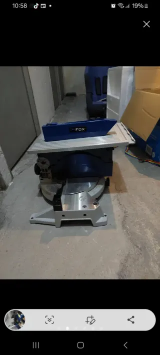 Ingletadora FOX con mesa prqcticsmemte nuevo 