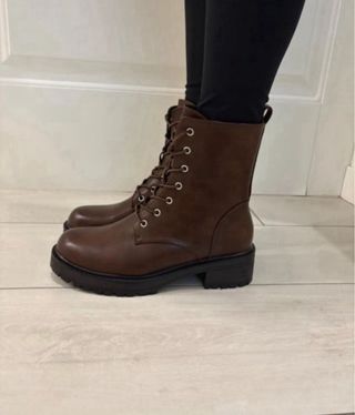 Anfibio donna marrone zip tg 36 nuovo 
