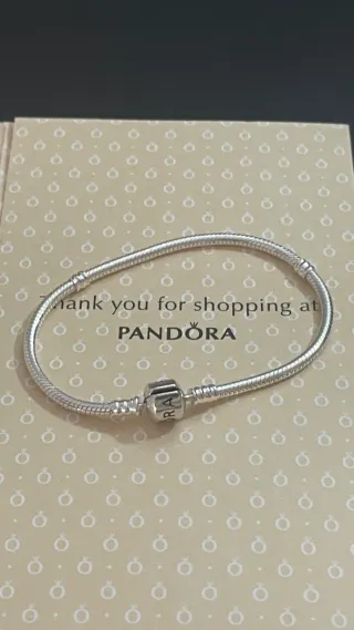 Pulsera Pandora 19cm Plata