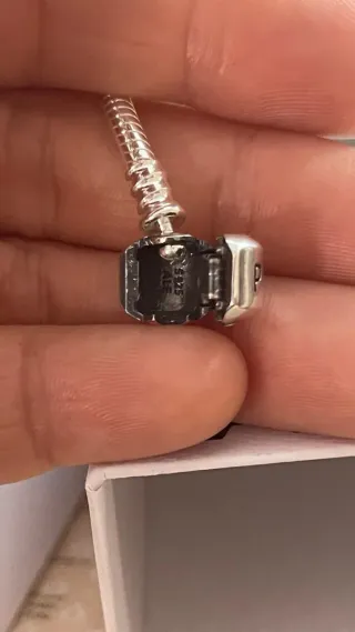 Pulsera Pandora 19cm Plata
