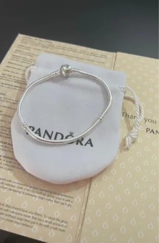 Pulsera Pandora 19cm Plata