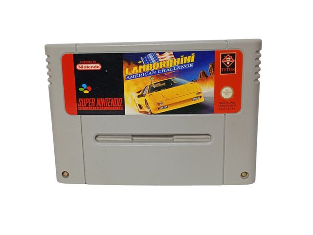 Juego Super Nintendo Lamborghini American Challeng