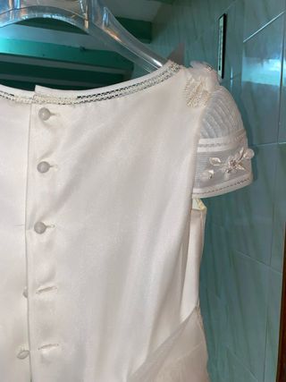 Vestido Comunión El Corte Inglés Blanco