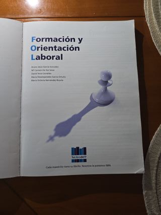 Libro Formación y Orientación Laboral

