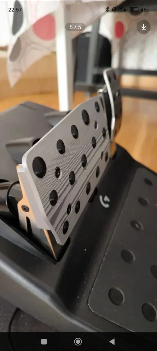 MOD Pedales Freno+Embrague Volante Logitech