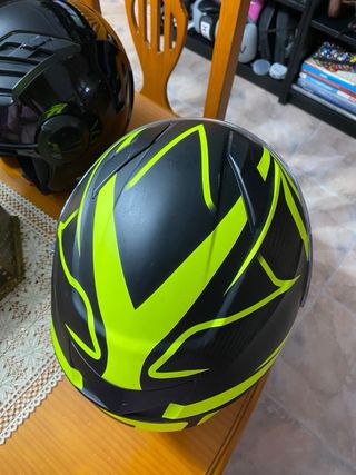 Casco Ls2 Stream Evo Negro y Amarillo