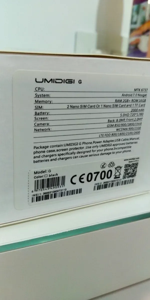 UMIDIGI Smartphone libre