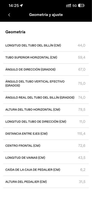 Bicicleta Cannondale Lefty Carbono talla M