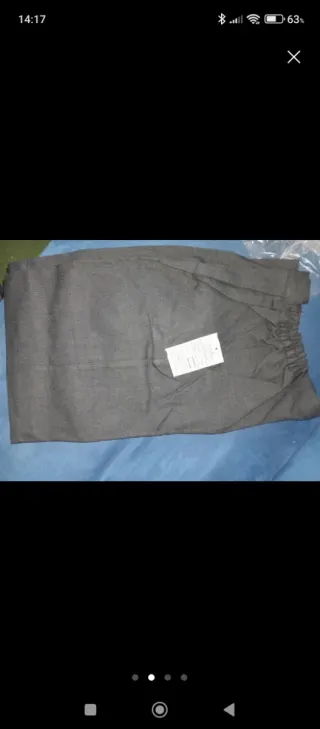 Pantalones de uniforme escolar gris