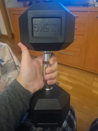 Mancuerna 12.5 kg Hexagonal