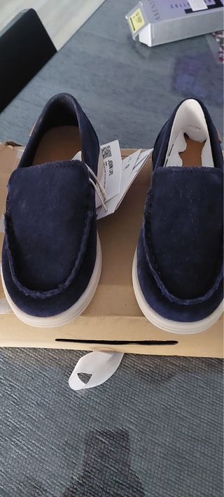 Mocasines niño azul TALLA 26