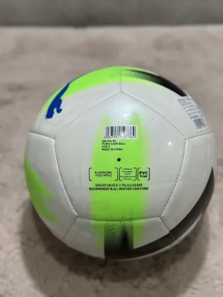 Balón de fútbol Puma blanco y verde