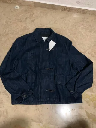 Chaqueta Denim Alamares Zara 