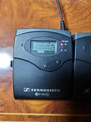 2 Petacas Receptoras Sennheiser EW100 G2