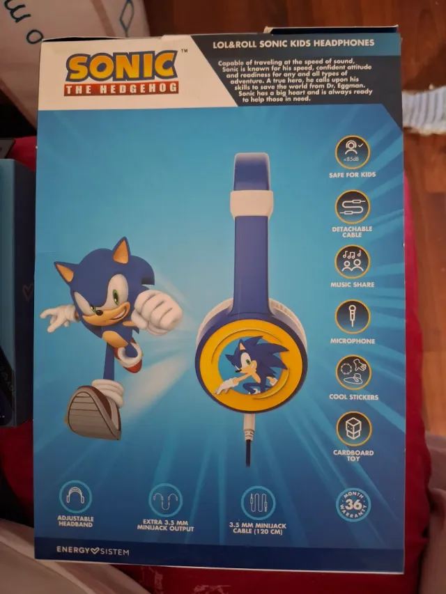 Auriculares Sonic The Hedgehog LOL&ROLL