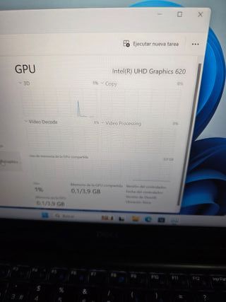 Ordenador portátil DELL I5 OCTAVA GENERACIÓN 8RAM 