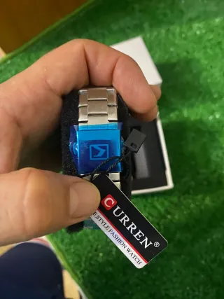Reloj Curren Nuevo Azul y Plateado