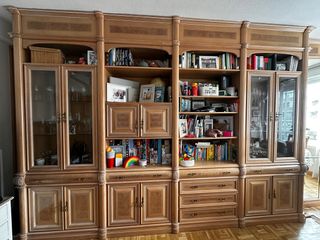 Mueble de salón de madera - Boisirie