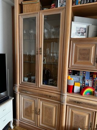Mueble de salón de madera - Boisirie