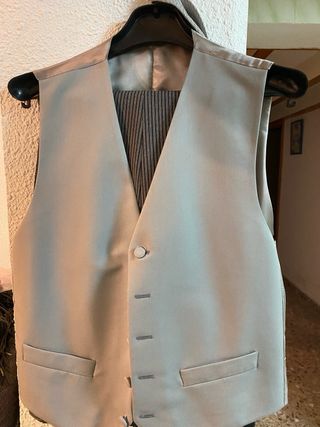 Traje de boda hombre azul y gris