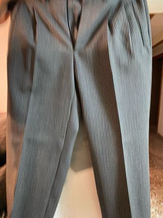 Traje de boda hombre azul y gris