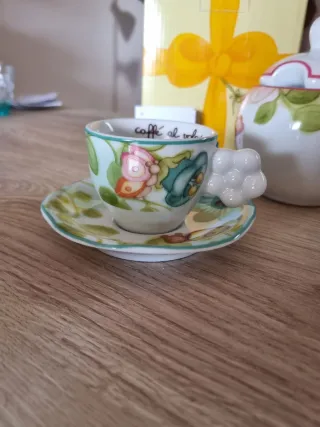 Set 2 tazzine e zuccheriera Thun
