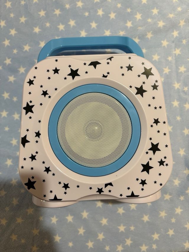 Coluna Karaoke com 2 Microfones Bluetooth