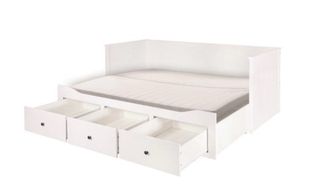 Cama extensible IKEA HEMNES blanca