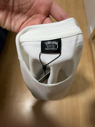 Camiseta Stüssy Talla S Blanca Nueva