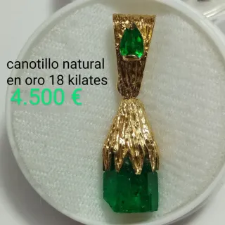 Conjunto Joyas Oro y Esmeraldas