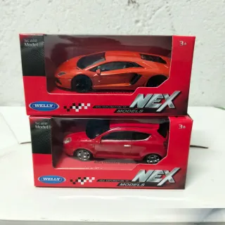 2 Coches a Escala Welly (Lamborghini, Alfa Romeo)