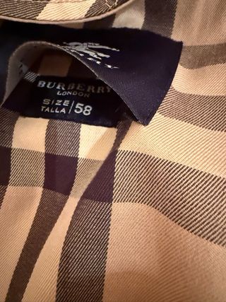Gabardina Burberry Hombre Talla 58
