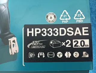 Taladro Makita HP333DSAE CXT 12V NUEVO