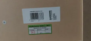 Cómoda nórdica 4 cajones madera roble