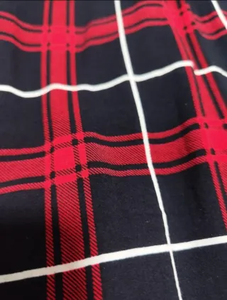 Camiseta cuadros sin mangas 