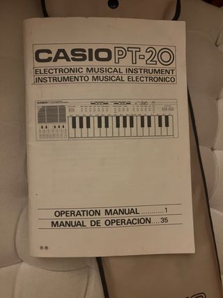 Casio PT-20 Teclado Electrónico