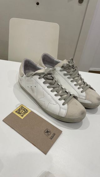 Golden Goose Superstar Beige/Blanco
