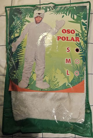 Disfraz Oso Polar Talla S