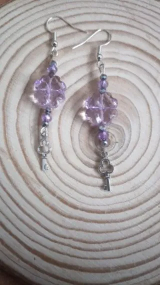 Pendientes trébol suerte y pulseras de trébol