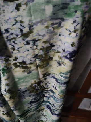 Pantalón gasa estampado. 