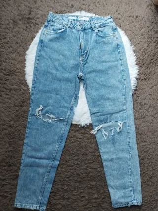 Lote 6 Pantalones Vaqueros Zara, Bershka, Pull T38