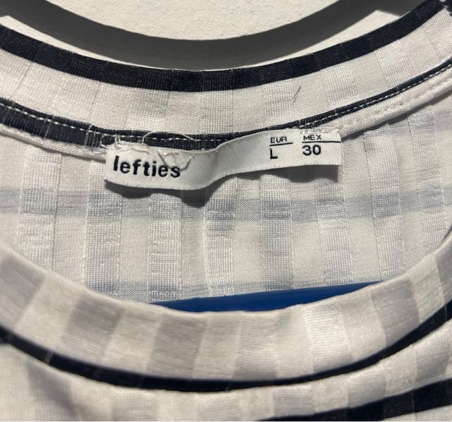 Camiseta Lefties rayas manga corta